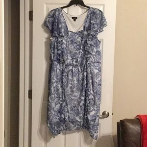 Sheer Blue Dress